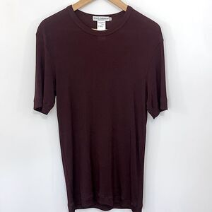 Dolce & Gabbana Burgundy Tunic Sweater Top XL